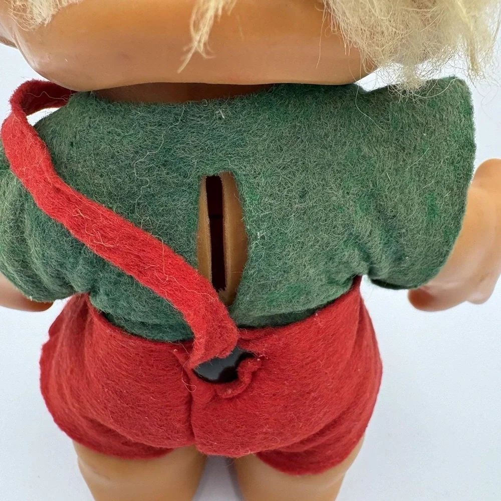 1960's Thomas Dam Original Figurine Troll Doll Bank Toy Coin Savings Denmark